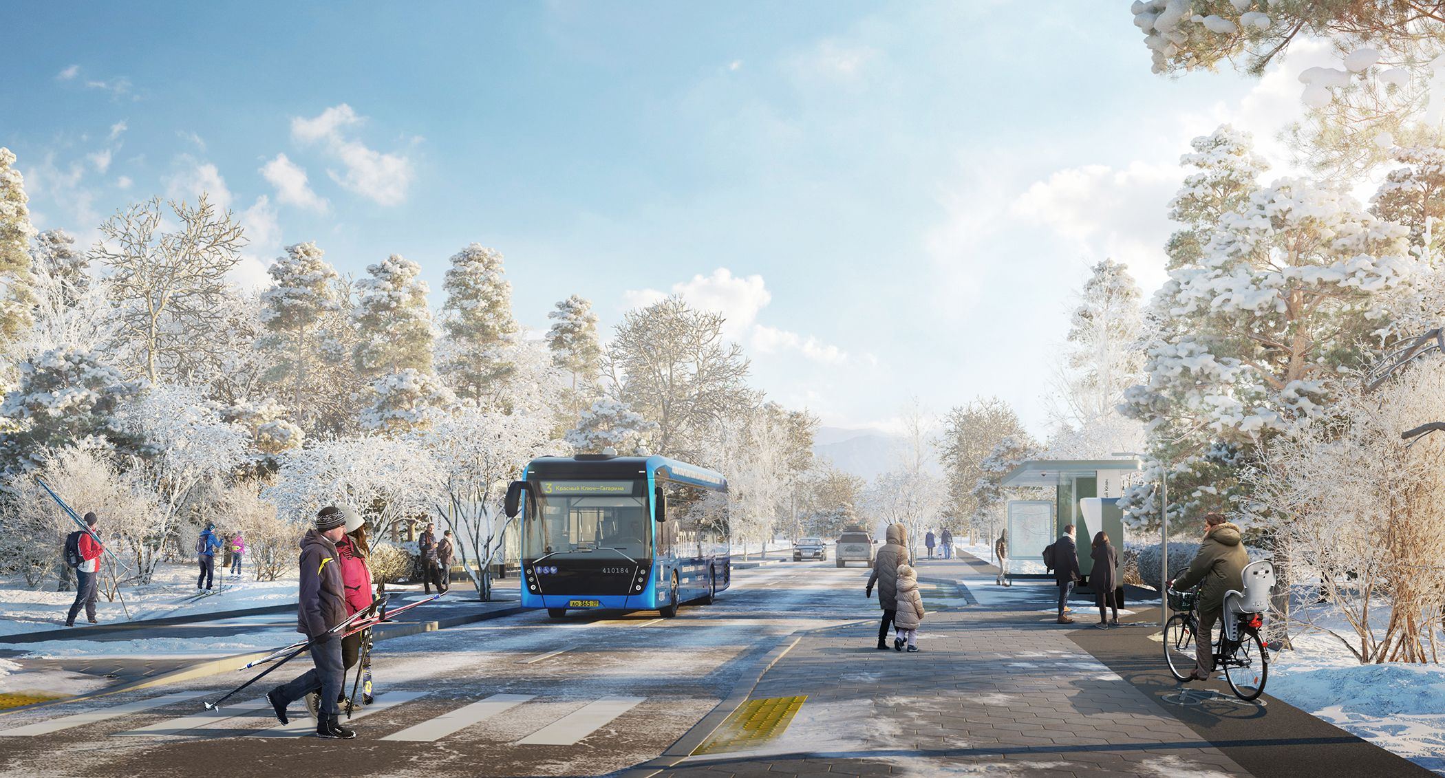 Запуск новых маршрутов общественного транспорта 1 этап
